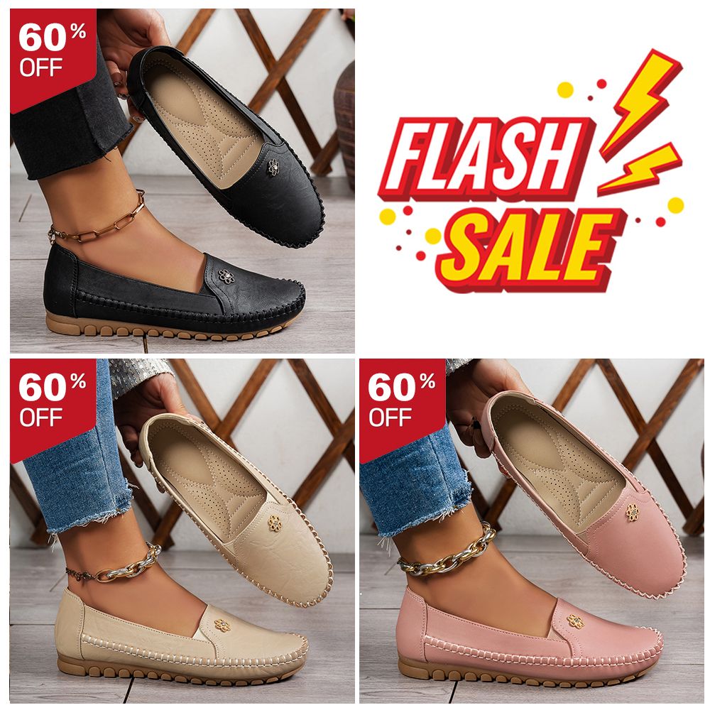💥 Special Offer: 50–60% Off 💥 Lightweight, non-slip, breathable orthopedic leather shoes for women. ⚡ Discount is automatically applied at checkout – no discount code required.