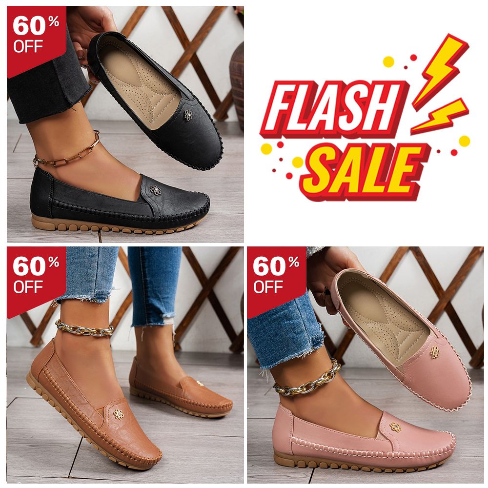 💥 Special Offer: 50–60% Off 💥 Lightweight, non-slip, breathable orthopedic leather shoes for women. ⚡ Discount is automatically applied at checkout – no discount code required.
