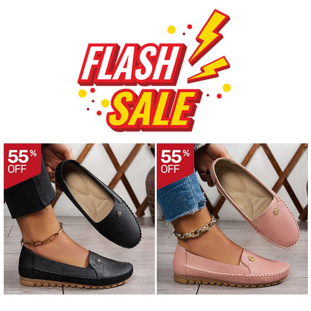 💥 Special Offer: 50–60% Off 💥 Lightweight, non-slip, breathable orthopedic leather shoes for women. ⚡ Discount is automatically applied at checkout – no discount code required.