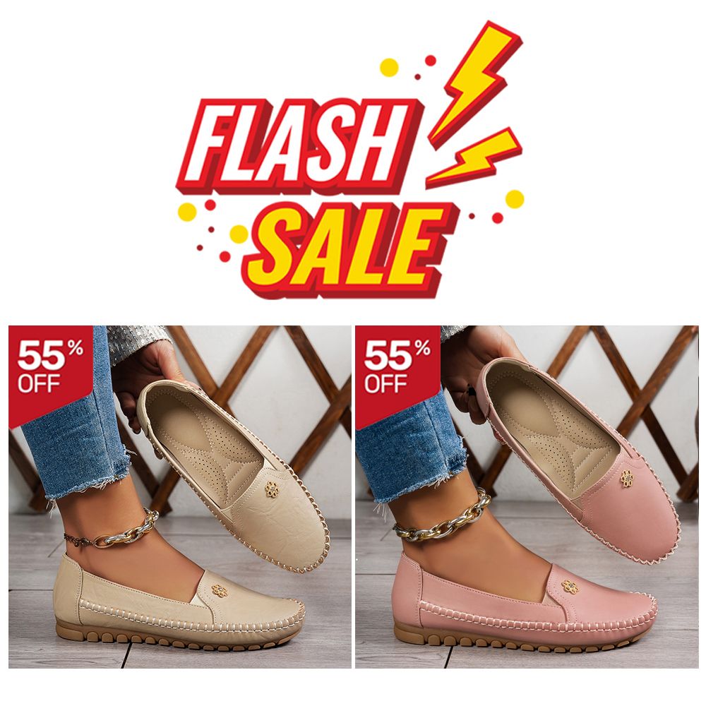 💥 Special Offer: 50–60% Off 💥 Lightweight, non-slip, breathable orthopedic leather shoes for women. ⚡ Discount is automatically applied at checkout – no discount code required.