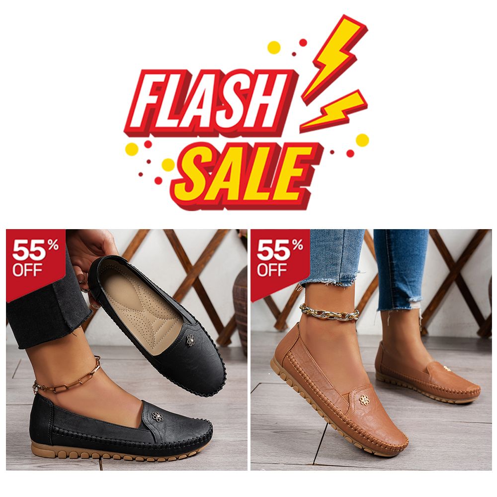 💥 Special Offer: 50–60% Off 💥 Lightweight, non-slip, breathable orthopedic leather shoes for women. ⚡ Discount is automatically applied at checkout – no discount code required.