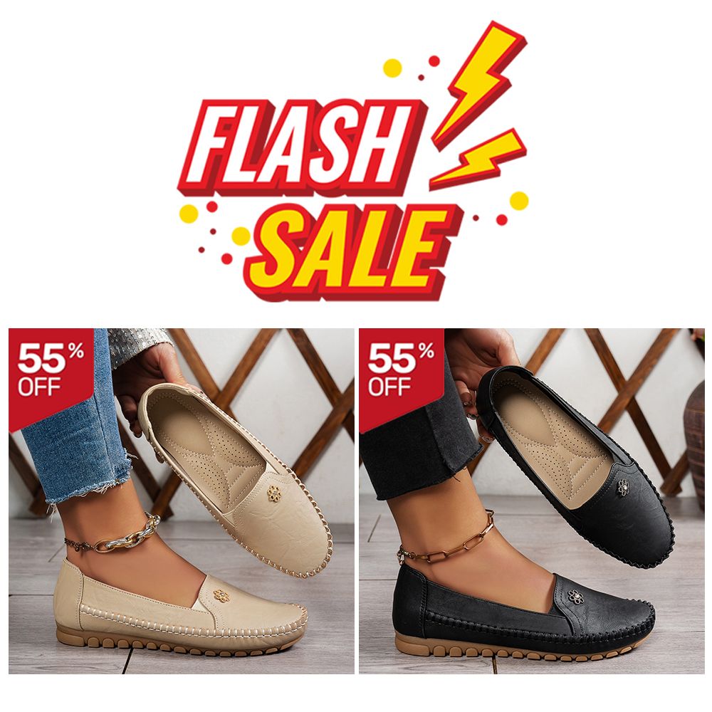 💥 Special Offer: 50–60% Off 💥 Lightweight, non-slip, breathable orthopedic leather shoes for women. ⚡ Discount is automatically applied at checkout – no discount code required.